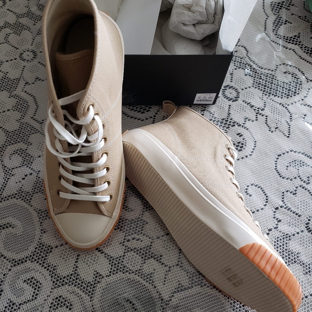 🆕Jcrew high top sneakers - Picture 5 of 7